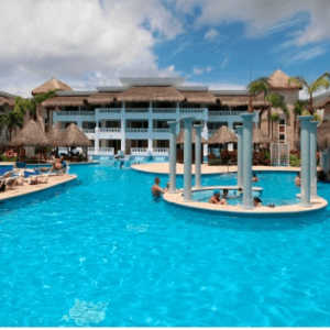 hotel princess riviera maya piscina playa